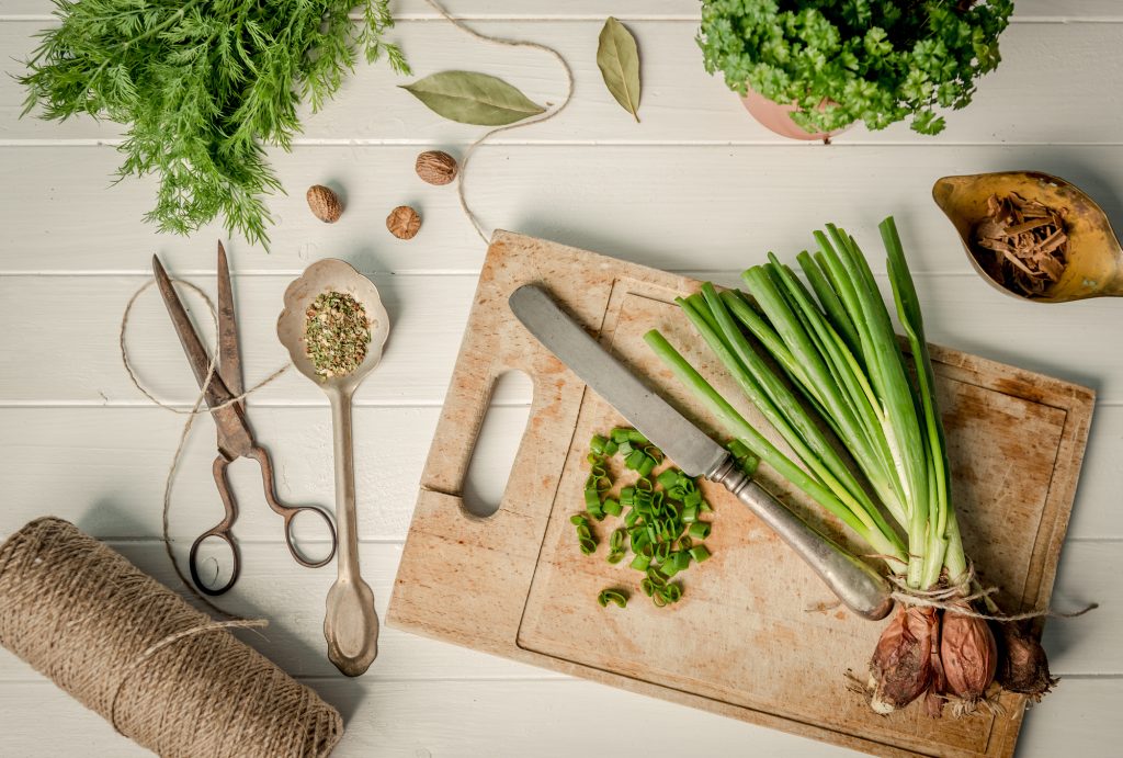 Kitchen garden fresh prep